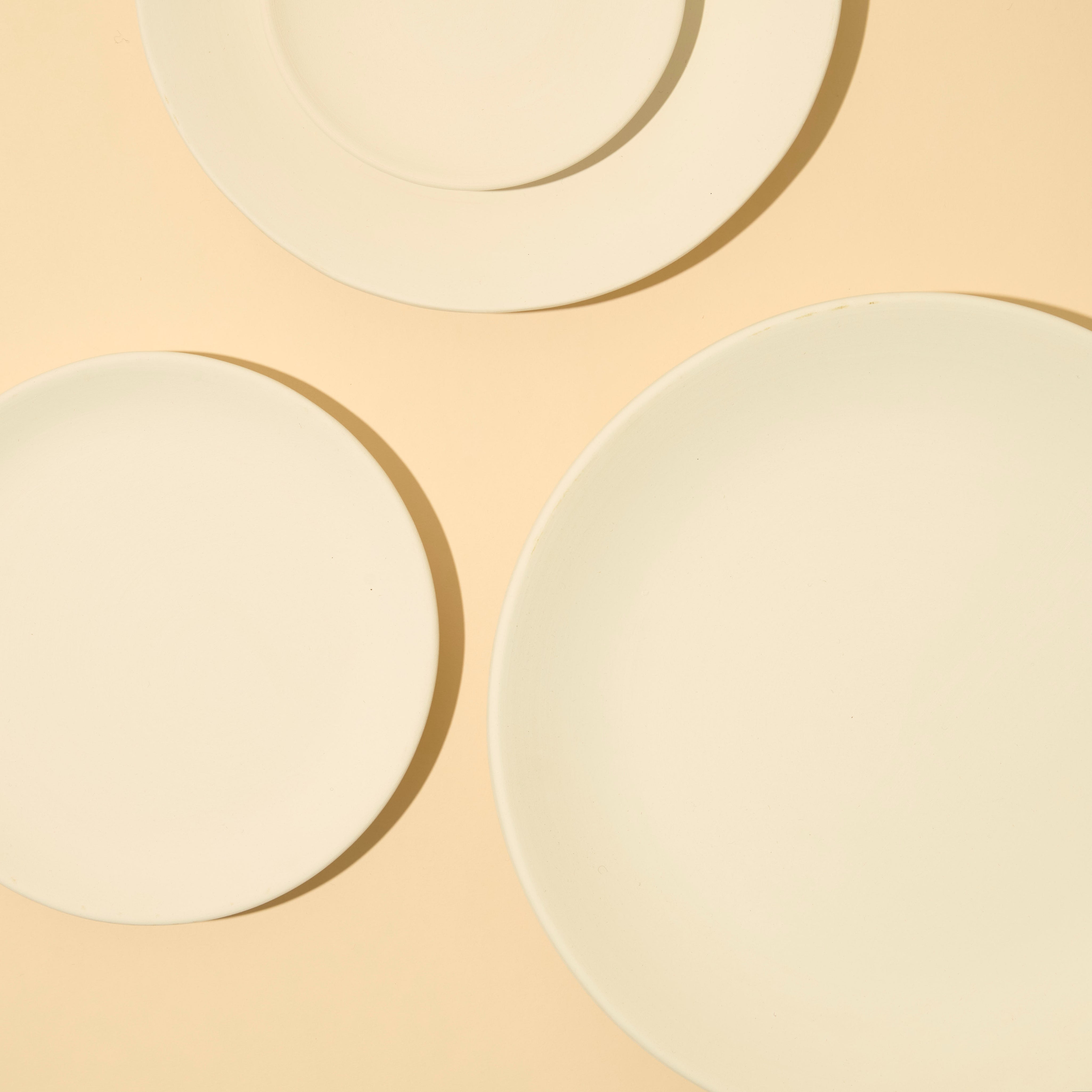 Klassisk tallerken uden kant